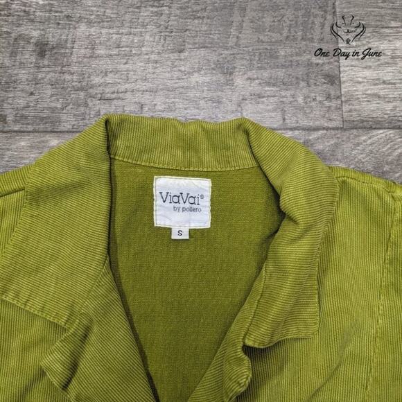 Via Vai by Pollero Women's 3 Button Corduroy Long Sleeve Jacket Size S - Picture 2 of 5